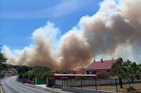 Ogroman požar u Puli: Izgorjelo više kuća, veći dio grada bez struje FOTO