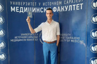 Билећанин Сава Милојевић најмлађи доктор медицине у Српској