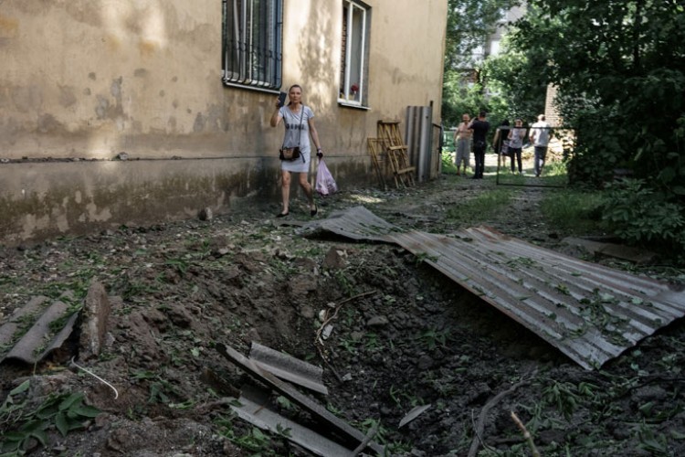 Гранатирање Доњецка од стране украјинске војске