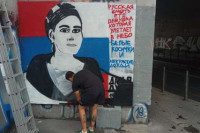 Darja Dugina dobila mural u Beogradu