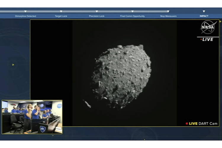 NASA letjelica udarila u asteroid i promijenila mu putanju