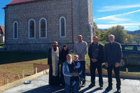 Освештани темељи монашке келије у Челебићи