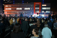 Održan protestni skup ispred zgrade RTRS-a