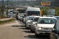 Zapadni tranzit u kolapsu, kolona automobila od Prijedorske petlje do Lauša