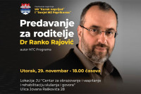 U Banjaluci će dr Ranko Rajović održati predavanje za roditelje