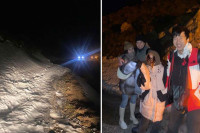 Четворо туриста евакуисано из сњежних намета на Дурмитору