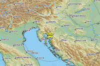 Hrvatska: Dva potresa registrovana kod mjesta Breze