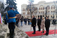 Položeni vijenci na Trgu palih boraca NOR-a