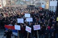 Završen protest u Štrpcu zbog ranjavanja srpske djece