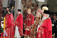 U Sabornom hramu Hrista Spasitelja u toku Sveta arhijerejska liturgija