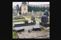 Ухапшен због девастације споменика на православном гробљу у Вуковару