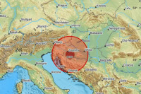 Земљотрес погодио Хрватску; Епицентар код Поповаче
