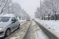 Коловози клизави, могућа поледица