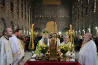 Patrijarh u hramu u Njujorku služio prvu liturgiju poslije sedam godina