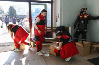 Акција "Бањалука је пријатељ": Волонтери Црвеног крста прикупљају помоћ за становништво Турске и Сирије
