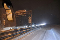 I danas blokiran saobraćaj za teretnjake zbog snježnih padavina u Hrvatskoj