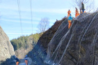 Postavljena zaštitna čelična pletiva na dijelu pruge Doboj - Novi Grad