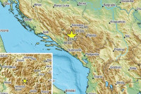 Земљотрес 2,8 степени по Рихтеру сјевероисточно од Мостара