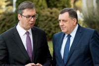 Vučić i Dodik danas u vili "Mir"