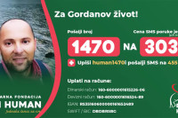 У хуманитарној акцији прикупљено 6.500 км за Гордана Савића