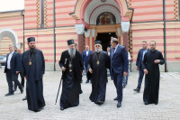 Patrijarh Porfirije u Banjaluci: Dočekali ga Dodik i episkop Jefrem