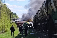 Eksplozija dovela do iskakanja teretnog voza na zapadu Rusije