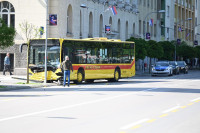 Аутобус ударио у семафор у центру Бањалуке