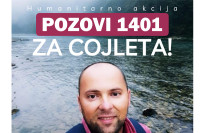 Позивом на 1401 за спас Гордана Савића Цојлета