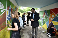 Murali ukrašavaju zidove kod malog podvožnjaka u Prijedoru