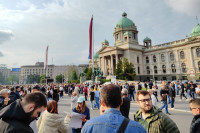 Počeo novi opozicioni protest u centru Beograda