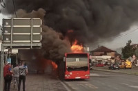 Izgorio autobus kompanije iz Niša, treći za godinu dana