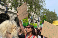 U Londonu protest podrške ženi koja je zatvorena zbog kršenja zakona o abortusu