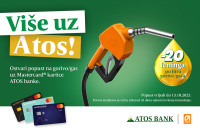 Atos Bank i kompanija „Nestro petrol“ vas nagrađuju