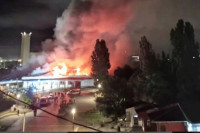 Vatrogasci pet sati gasili požar na željezničkoj stanici