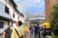 Lokalizovan požar u konaku manastira Vraćevšnica