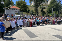 Protest u Gradačcu zbog ubistva Nizame: Ovo je zadnji alarm, svi se moramo probuditi