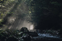 Najljepša fotografija "Zraci iznad rijeke" Glorije Gluhović