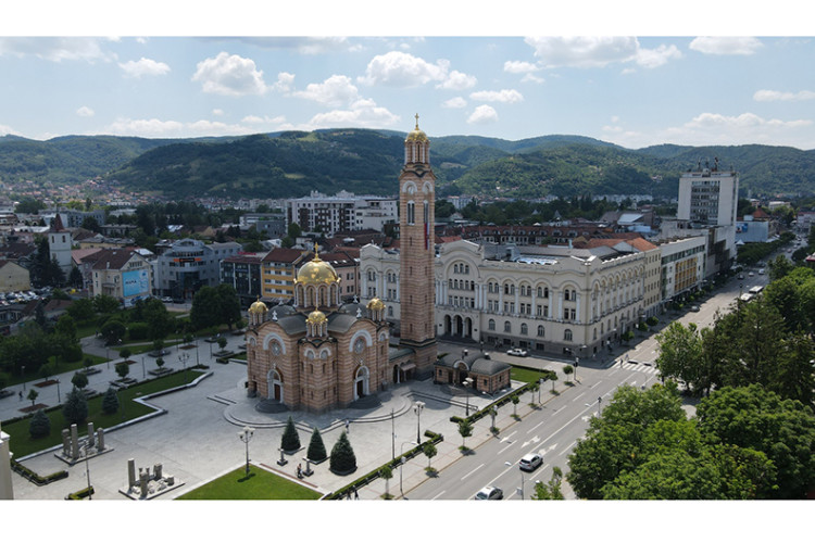 Centar Banjaluke iz ptičje perspektive