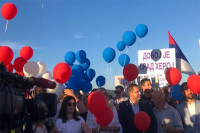 Iz časa u čas: Održan protest na četiri lokacije međuentitetske linije FOTO VIDEO