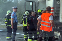 Utvrđen uzrok požara na kamionu na auto-putu