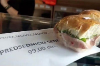 "Predsjednički sendvič" hit u beogradskoj pekari