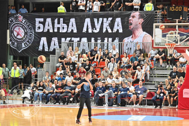 Partizan kao na domaćem terenu u Laktašima