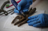 Археолози открили метални рибарски трозубац стар око 1.700 година
