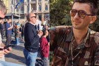Осуђени ратни злочинац Дарио Кордић клечи на тргу у Загребу: Моли за предбрачну чистоћу и чедност