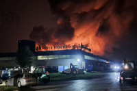 Počeo uviđaj nakon velikog požara u osiječkoj firmi Drava International