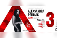 Александра Пријовић најавила трећи концерт у Сарајеву