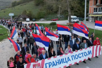 Више од хиљаду људи на скупу "Граница постоји" у Језеру