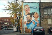 Đoković, Vuleta i Jokić zajedno osvanuli na džinovskom muralu u Americi