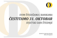 Агенција за осигурање депозита БиХ штедишама и банкама честита Свјетски дан штедње