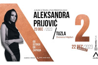 Александра Пријовић наставља да руши рекорде: Заказан и други концерт у Тузли